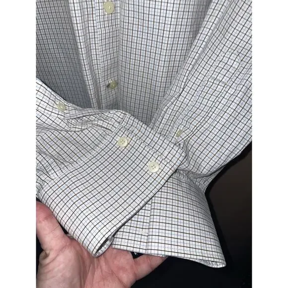 Men’s Abercrombie & Fitch Muscle Thick Button Down Dress Shirt Sz XL Cotton - Picture 6 of 7